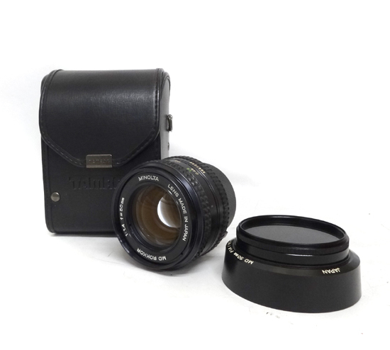 現状品MINOLTA ミノルタ XD MD ROKKOR 50mm F1.7 Minolta 50mm f1.7