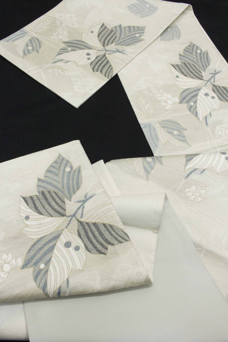 1000★藤★【★創業270年★篠屋卯兵衛■木嶋織■3シーズン袋帯】ガード加工