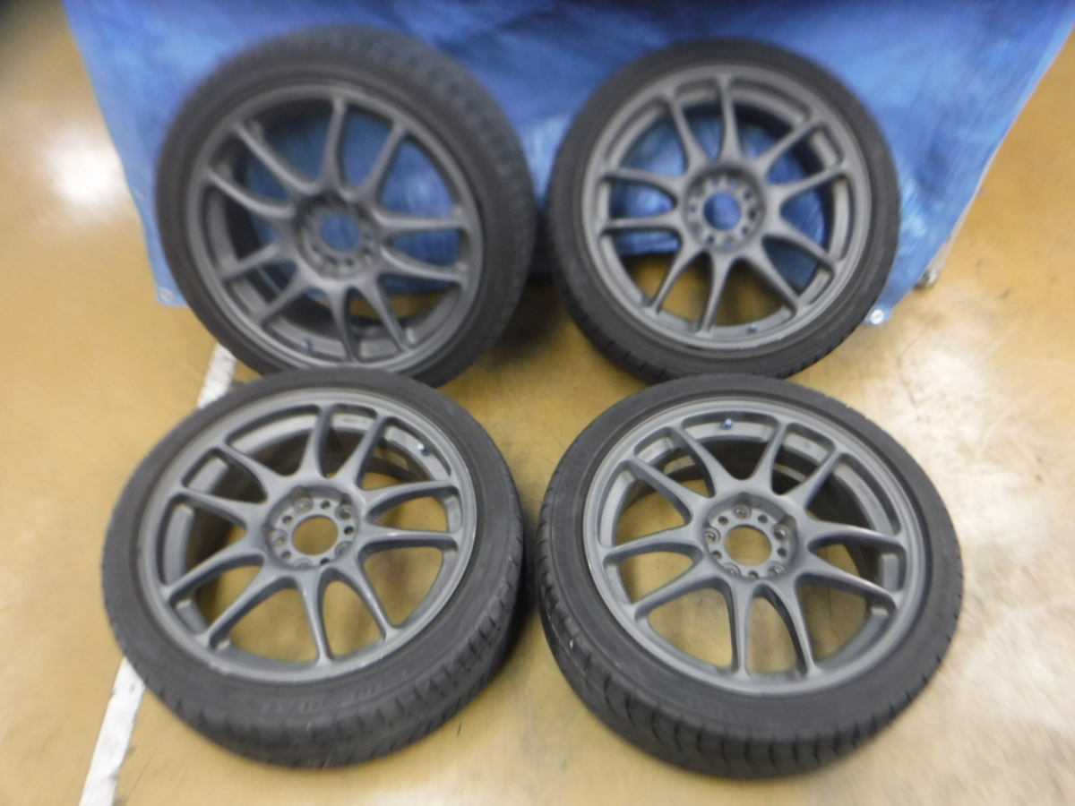 WORK kai 18インチ CR 9.5J+12 s13 s14s15 bnr32 bcnr33 EMOTION 
