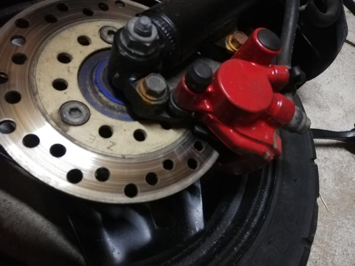 ホンダ AF28 フロント DIO AF35 旧車！希少!②ホンダDIO金ホイール金 