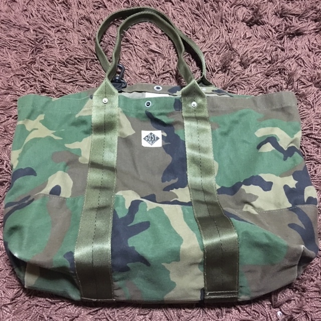 POST - トートバッグ 迷彩 Made in USA メルカリ OVERALLS 大人の週末 