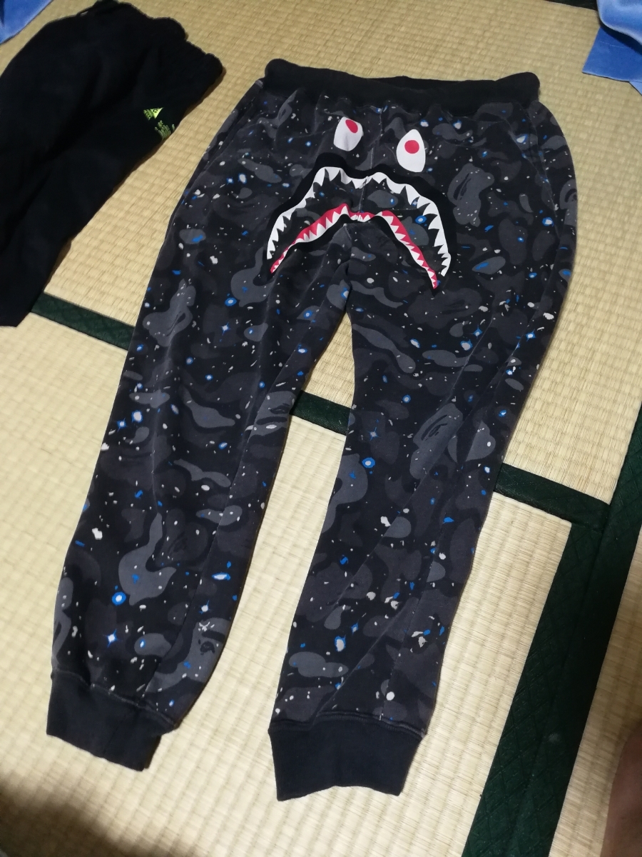 APE A BATHING シャーク BAPE ape Lサイズ bathing CAMO camo PANTS