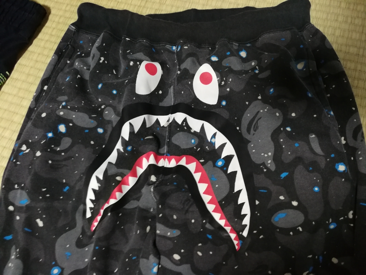 APE A BATHING シャーク BAPE ape Lサイズ bathing CAMO camo PANTS