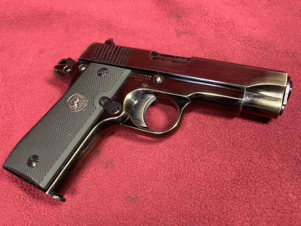 タナカ 380オート ビンテージブルーフィニッシュ TANAKA WORKS ミニガバメント COLT MK4/SERIES’S80 ガス ブローバック380AUTO