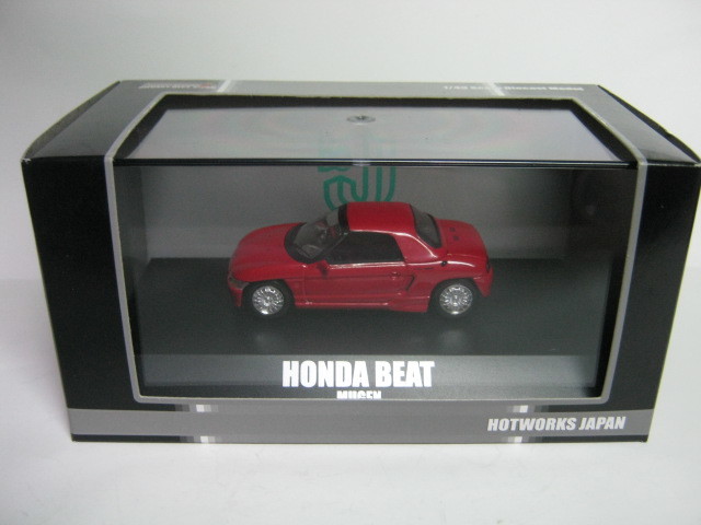 HOTWORKS 限定Be-Jモデル1/43 ホンダ ビート 無限 レッド Amazon.co