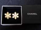 《本物》シャネル　つや消し金”結晶型”イヤリング　新品同様_1
