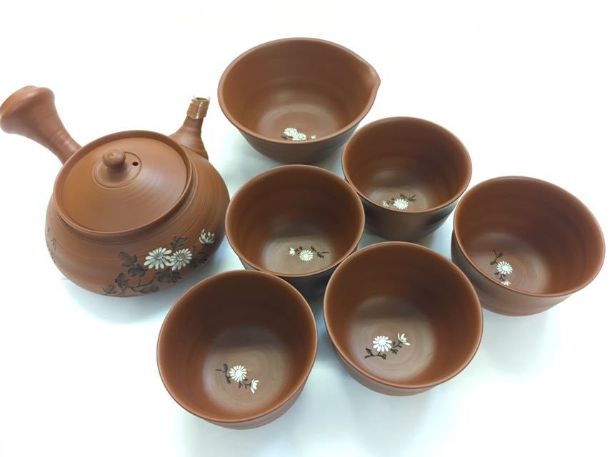 【本物保証，SALE】 煎茶道具 急須 茶器セット 銘あり 詳細不明 7点セット reref-d 0711(常滑)｜売買されたオークション情報、yahooの商品情報をアーカイブ公開 - オークファン 常滑