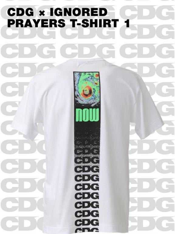 コムデギャルソン　CDG×Ignored　Prayers半袖Tシャツ　新品未開封　定価11500円　CDG表参道、心斎橋と福岡限定