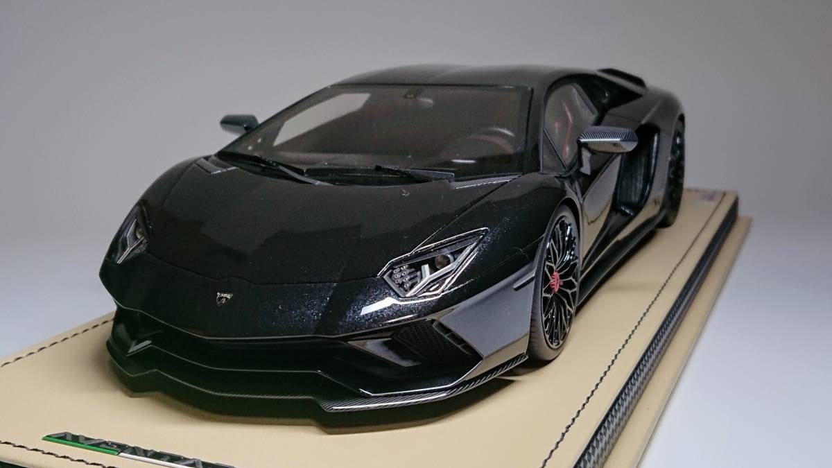MR コレクション 1/18 ランボルギーニ アヴェンタドールS ネロペガソ