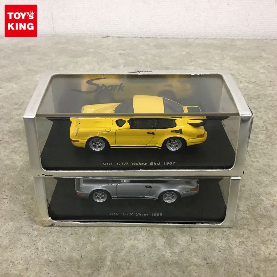 1⁄43 スパーク RUF スパーク 1/43 RUF CTR Silver 1988 RUF CTR Yellow