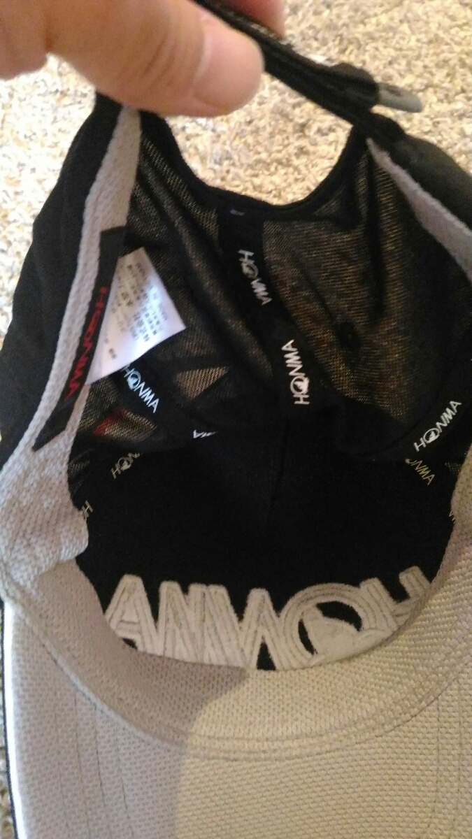 【未使用】【送料込価格】黒色　HONMA ホンマ　ゴルフキャップ　クールタイプ_3