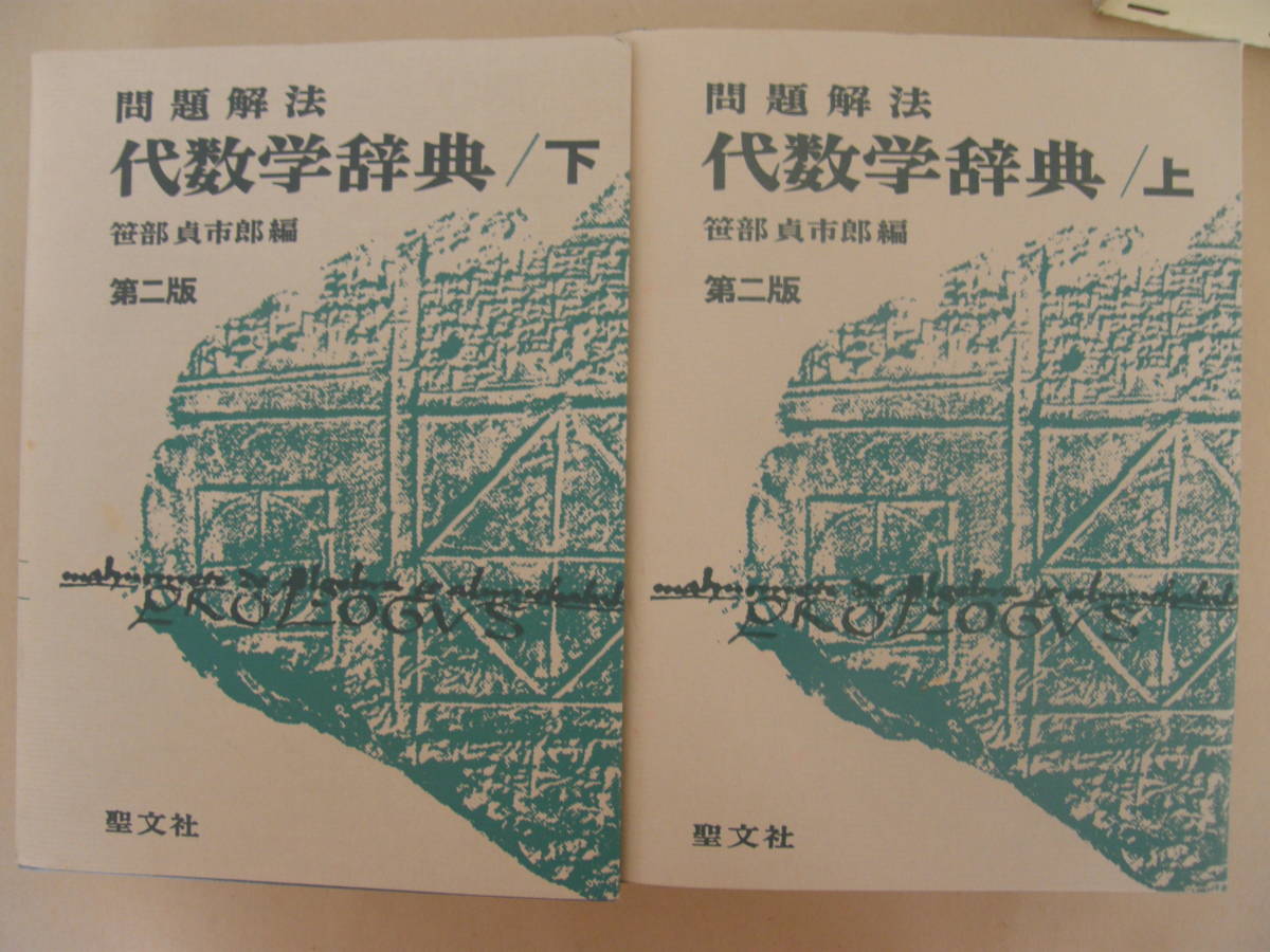 本 問題解法代数学辞典 下 第2版