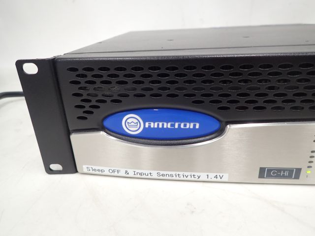 Amcron CTs 2000 アムクロン 2ch 固定設備用 PAパワーアンプ 動作品