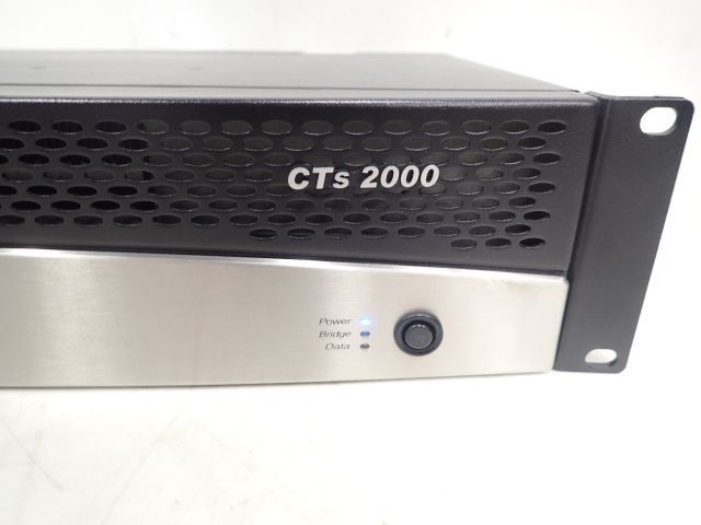 AMCRON CTS 2000 2000w/ch パワーアンプ Amcron CTs 2000 アムクロン 2ch 固定設備用 PAパワーアンプ 動作品