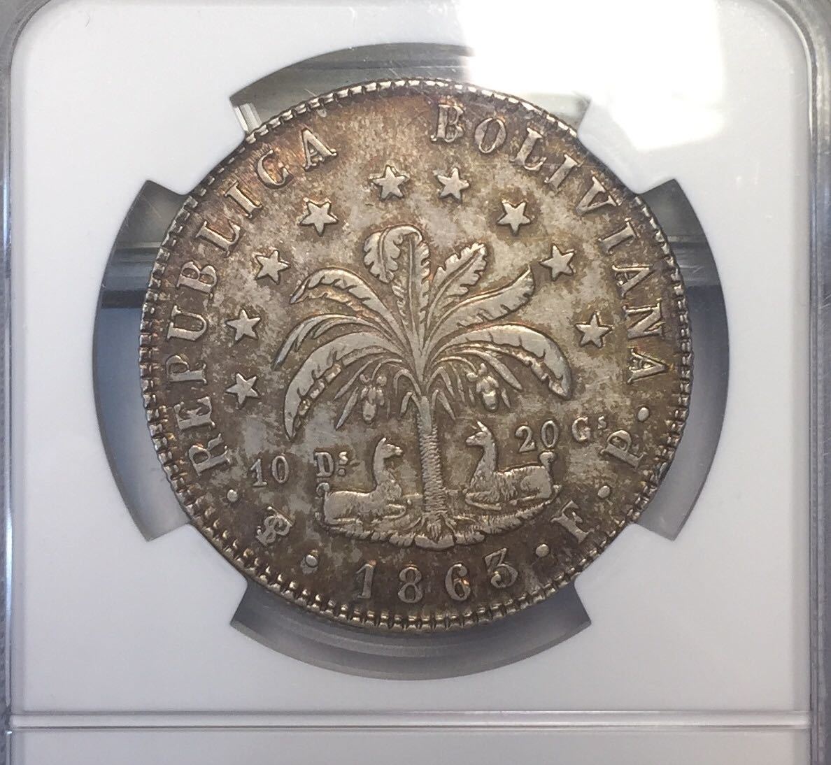 【超激得，低価】 NGC AU53 / 1863 ボリビア ８ ＳＯＬＥＳ 銀貨 / 本物保証 /(ラテンアメリカ)｜売買されたオークション情報、yahooの商品情報をアーカイブ公開 - オークファン ラテンアメリカ