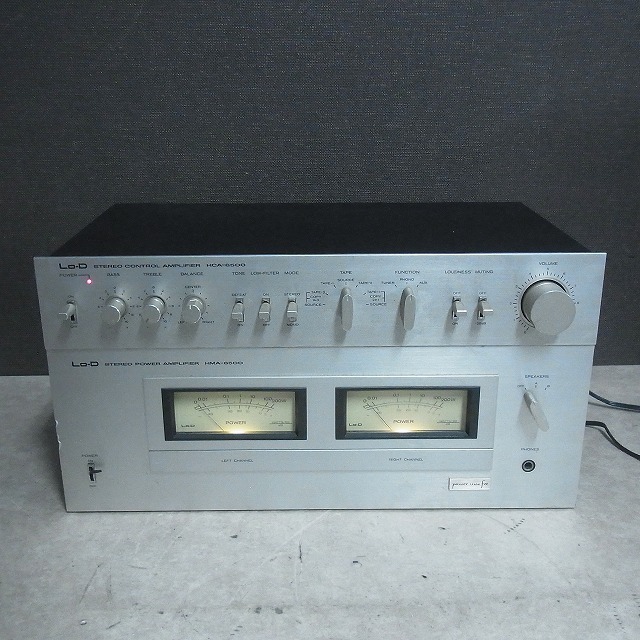 Lo-D HCA-6500ステレオコントロールアンプ ☆ Lo-D ステレオコントロールアンプ HCA-6500 /ステレオパワーアンプ