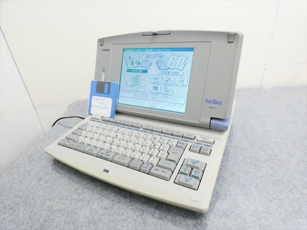 整備済 カシオ ポストワード モノクロ液晶ワープロ PostWord HX-3