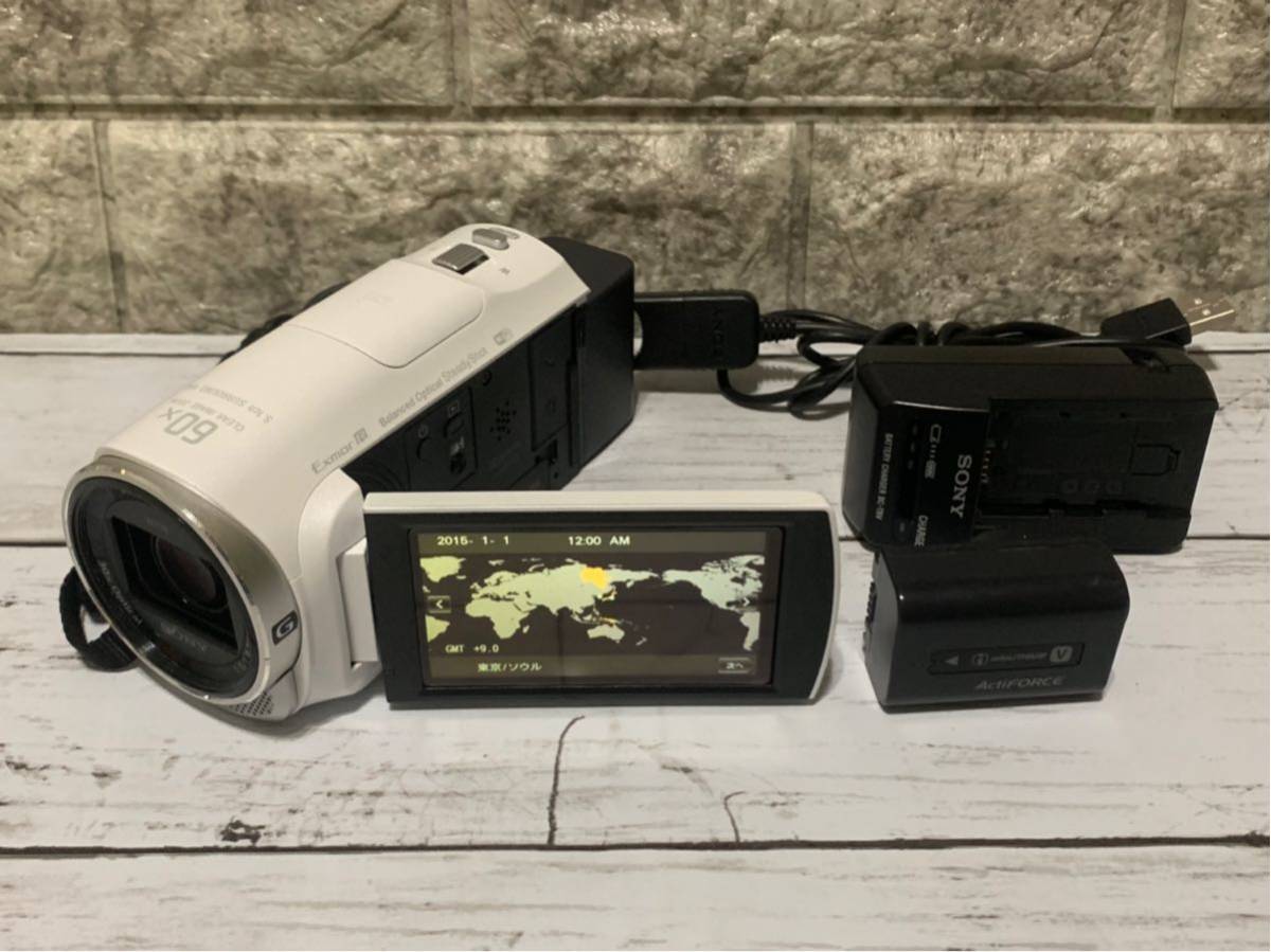 美品】SONY ソニー ビデオカメラHDR-CX670 ホワイト 【公式通販】