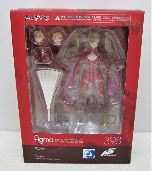 【未開封】figma 398 ペルソナ5 パンサー GOOD SMILE ONLINE SHOP 予約特典 「目閉じ笑顔」付き