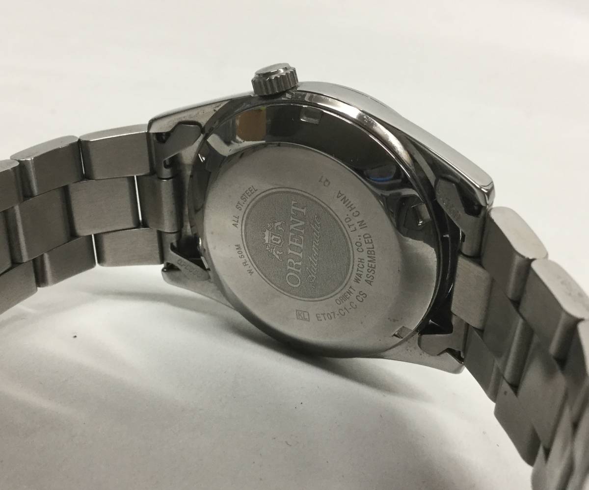 ORIENT　オリエント　オートマティック　自動巻　ET07-C1　デイデイト ORIENT オリエント ET07-C1-C デイデイト 腕時計 オートマチック 自動