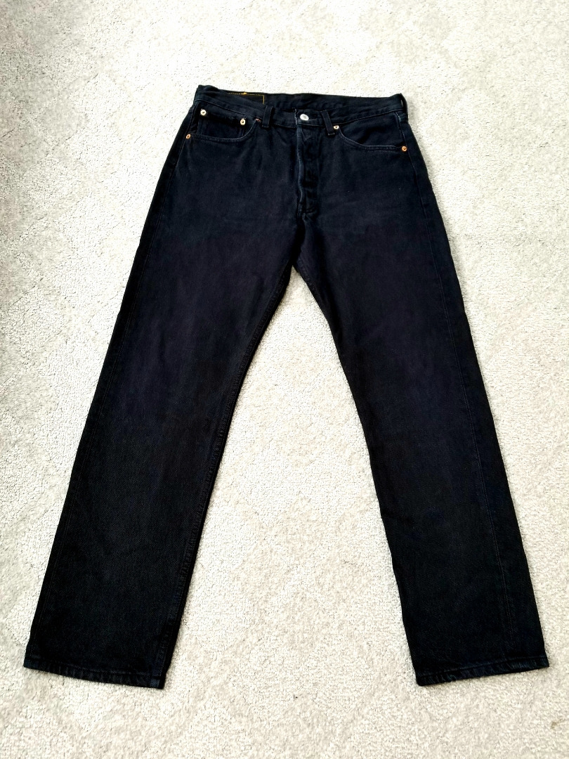 全国無料，新作登場 良好 90s ハンガリー製 EURO LEVI'S ユーロリーバイス 501 ブラック w32 黒 ブラックデニム ブラックジーンズ ビンテージ(W32)｜売買されたオークション情報、yahooの商品情報をアーカイブ公開 - W32