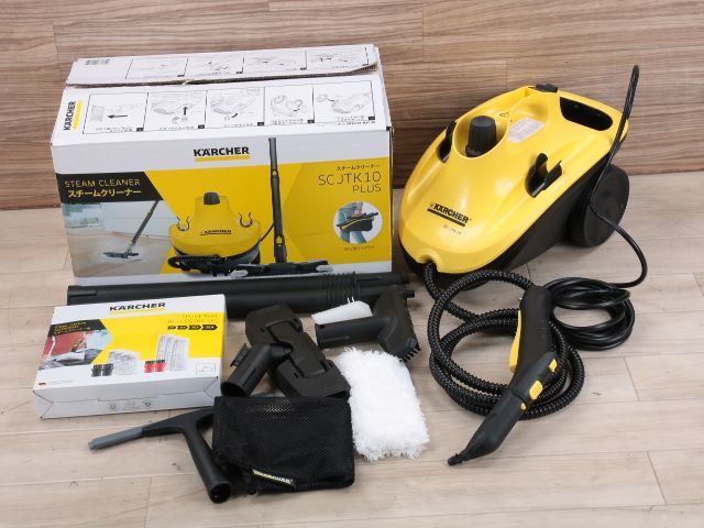 106/ KARCHER ケルヒャー スチームクリーナー SCJTK10 Plus 箱付き ※中古
