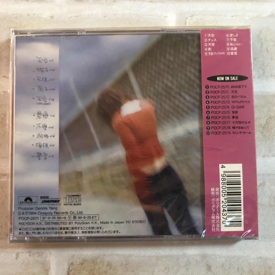 天空 王菲 Wong ⁄ 『貴重!!』フェイ・ウォン(王菲)「天空」95年日本盤