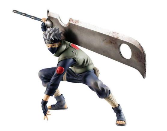 【KCM】pra-54-1c★箱傷み★メガハウス G.E.M.シリーズ NARUTO-ナルト- 疾風伝 はたけカカシ 忍界大戦Ver. 完成品フィギュア