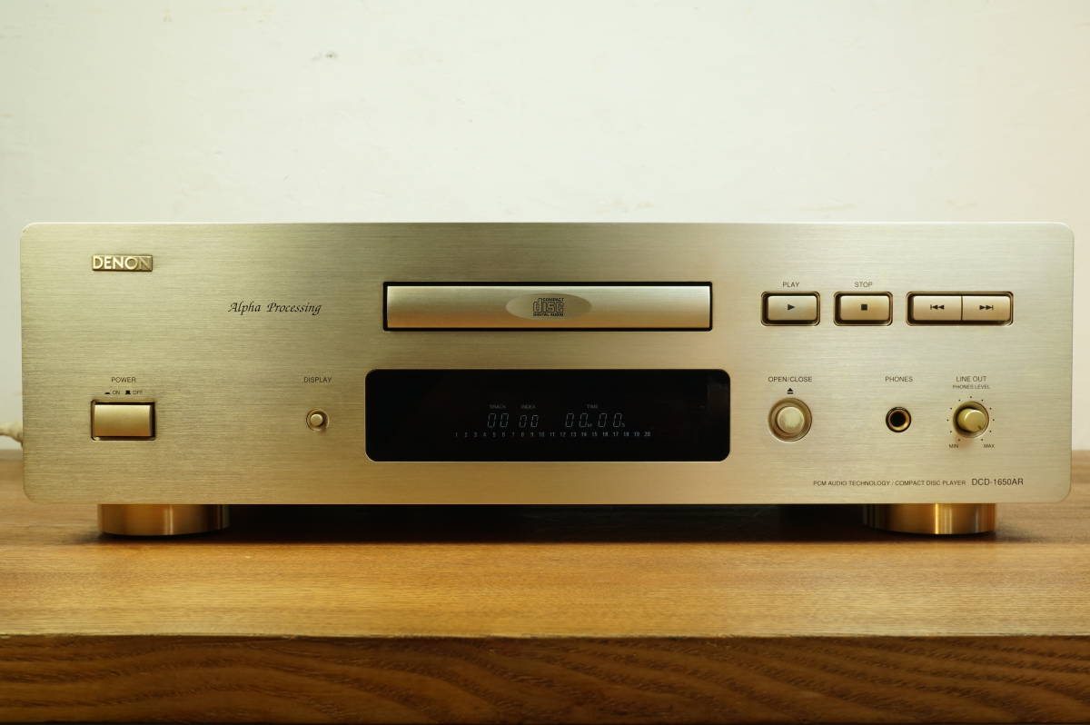 DENON DCD-1650AR デノン CDプレイヤー ◇ 通電のみ確認 状態不良有