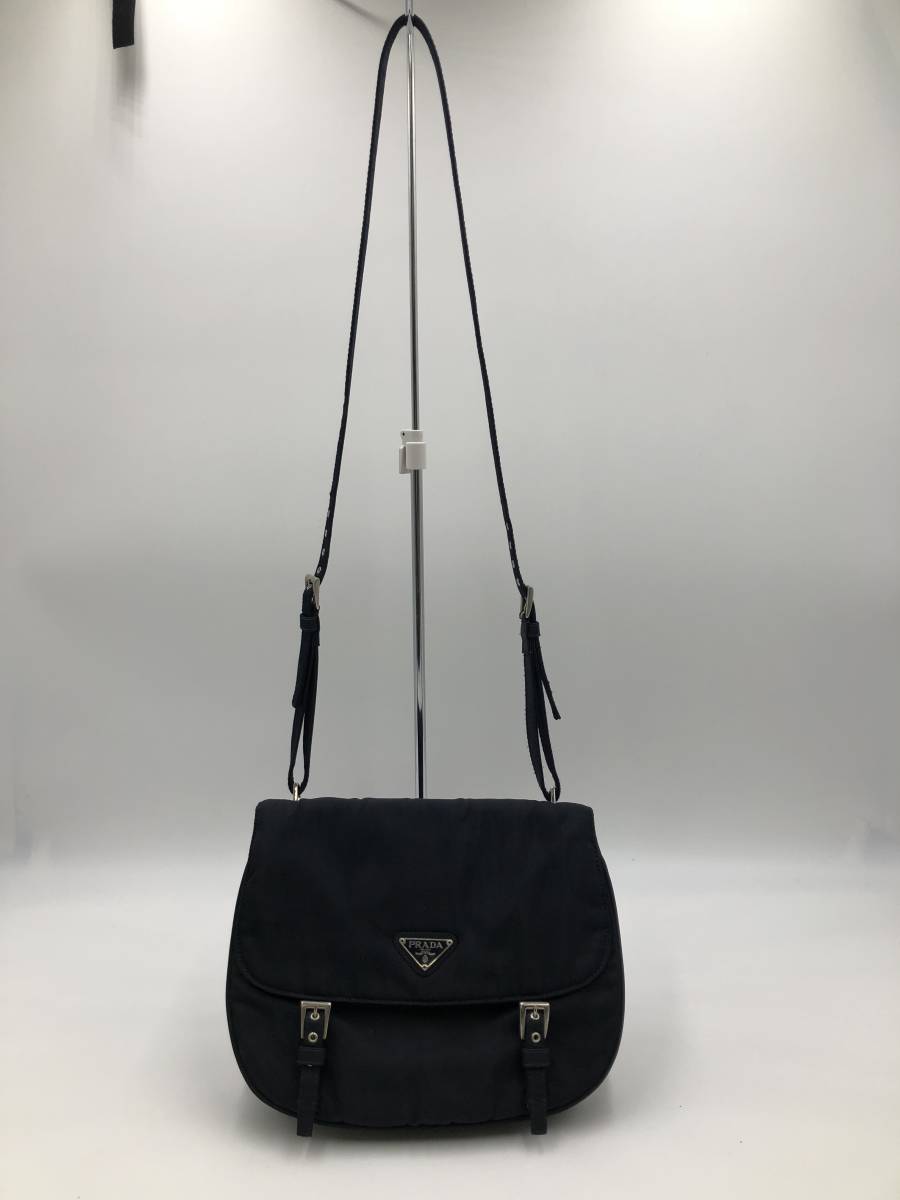 豊富な，人気SALE 1円 最高に魅力的 プラダ PRADA ナイロン ミニショルダーバッグ ポーチ 三角ロゴ 3層 ポシェット 軽量(ショルダーバッグ)｜売買されたオークション情報、yahooの商品情報をアーカイブ公開 - オ かばん、バッグ