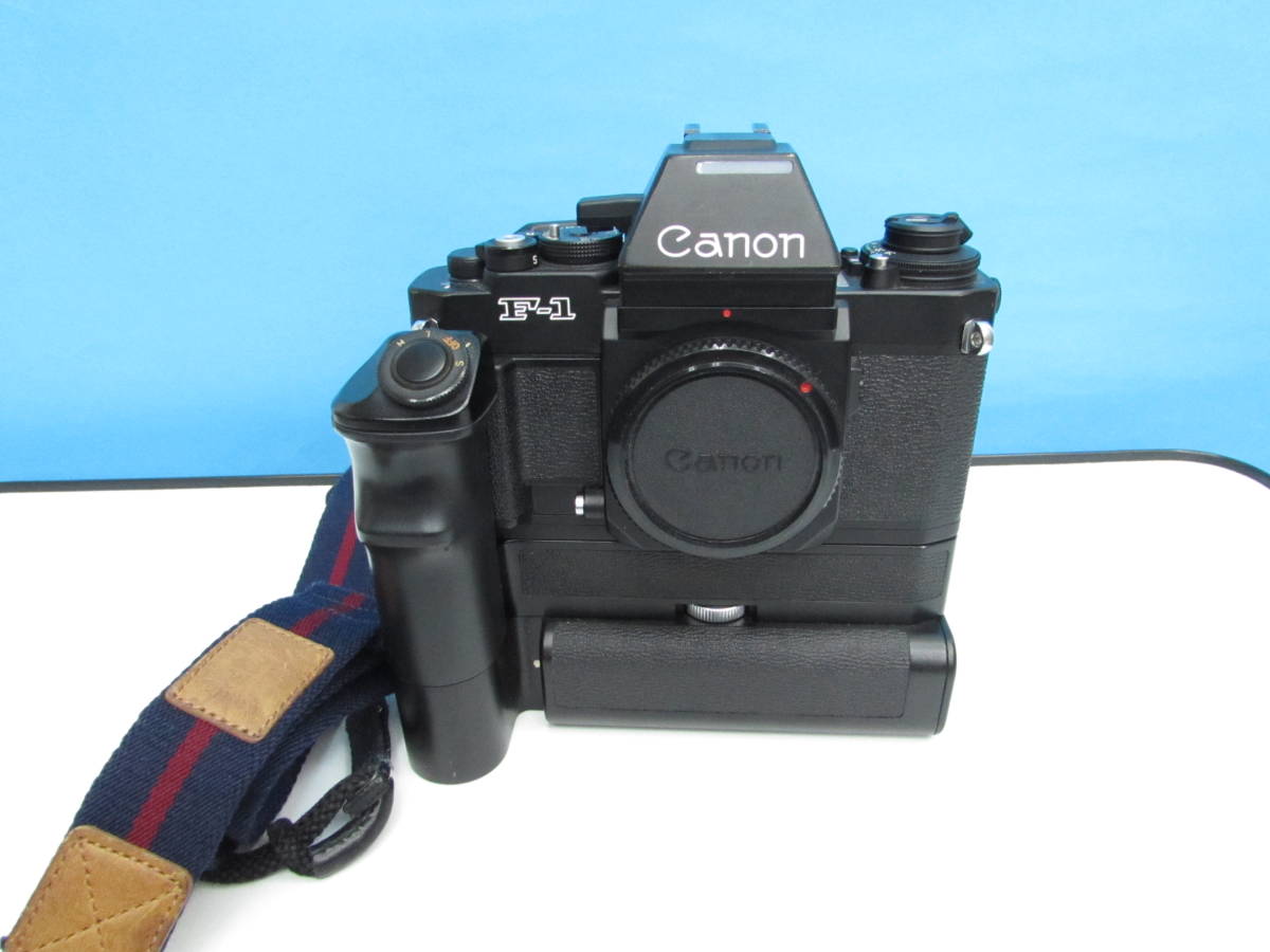 [中古] 【Canon】 キヤノン 最高級一眼レフカメラ NEW F-1 ボディ, AE ファインダー FN, AE モータードライブ FN _1