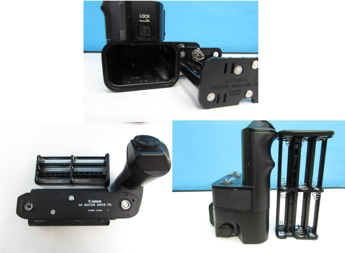 [中古] 【Canon】 キヤノン 最高級一眼レフカメラ NEW F-1 ボディ, AE ファインダー FN, AE モータードライブ FN _6