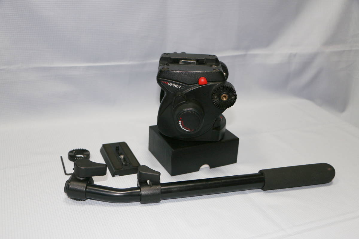  Manfrotto マンフロット 503HDV プロビデオ雲台(雲台、プレート)｜売買されたオークション情報、yahooの商品情報をアーカイブ公開 - オークファン 雲台、プレート