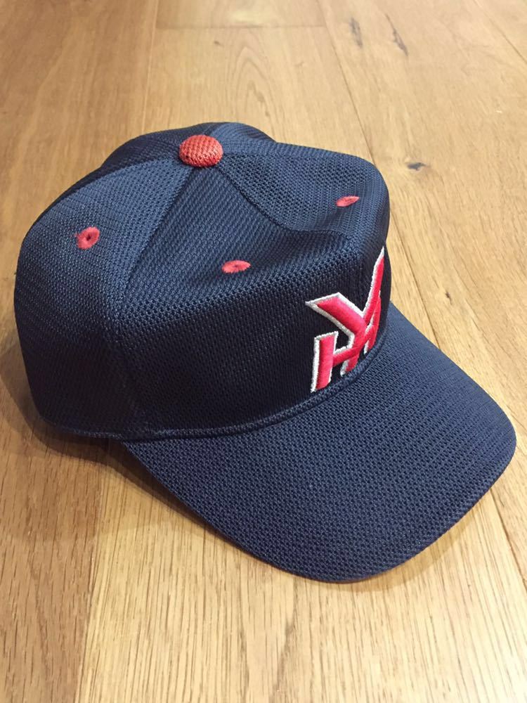横浜高校 硬式野球部 公式戦用 帽子 実使用品 レワード製 YHタグ有