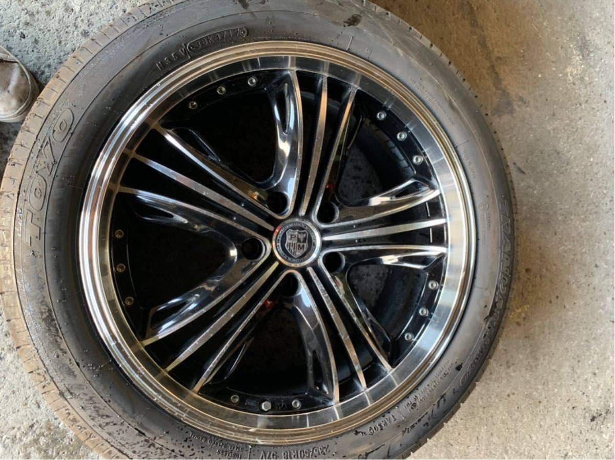 作成依頼用 エクストレイル他 235/50R18 5穴 PCD114.3 オフセット36