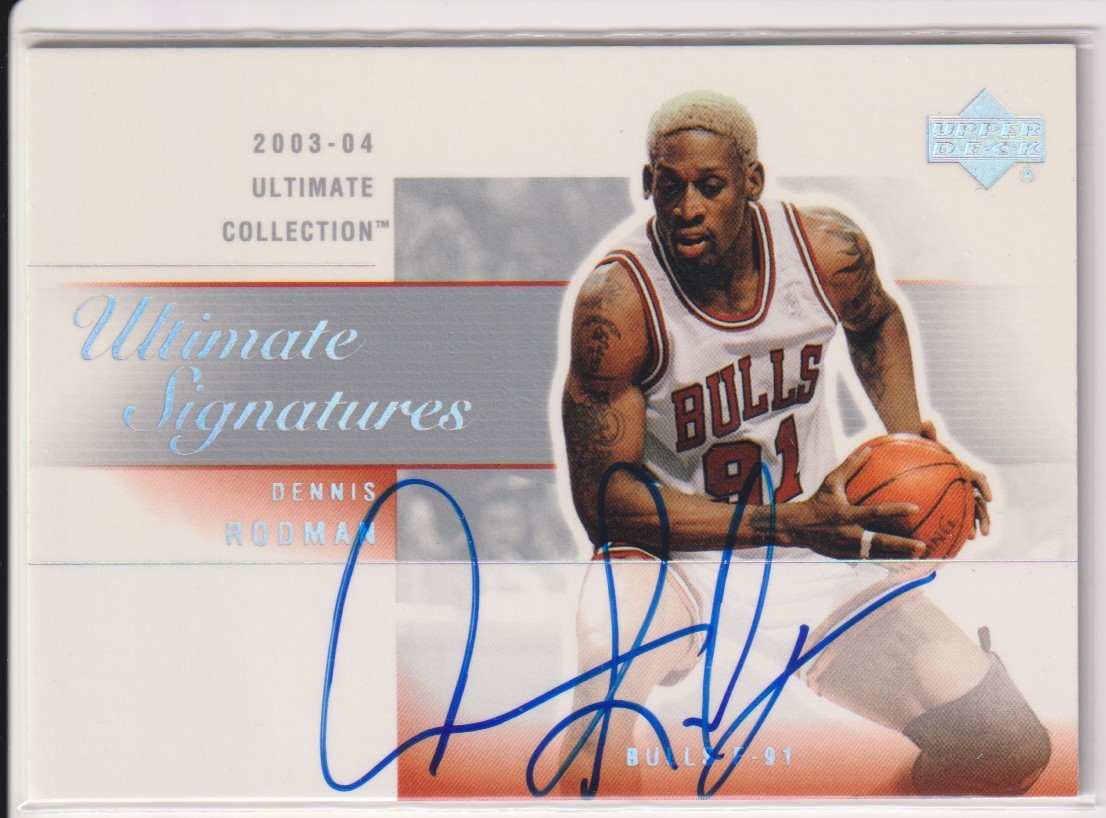 その他 dennis rodman ultimate signature auto NBA デニス・ロッドマン DENNIS RODMAN AUTO 直書 サイン オート 2003