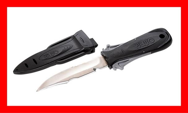 特価セール！定番ダイバーズナイフ OMER MINIBLADE(ミニブレード)★水中銃手銛魚突き