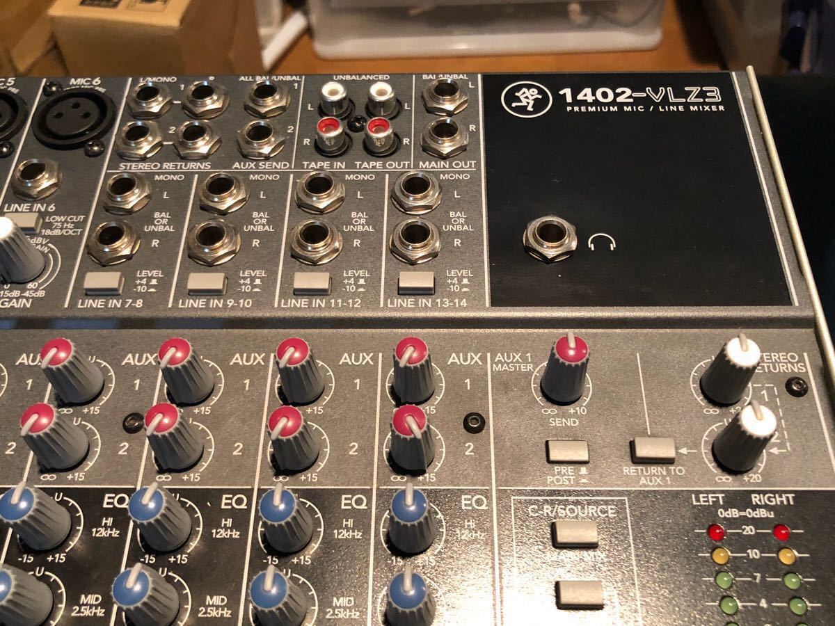 Mackie 1402-VLZ3 14ch MACKIE 1402-VLZ3 14チャンネルアナログ