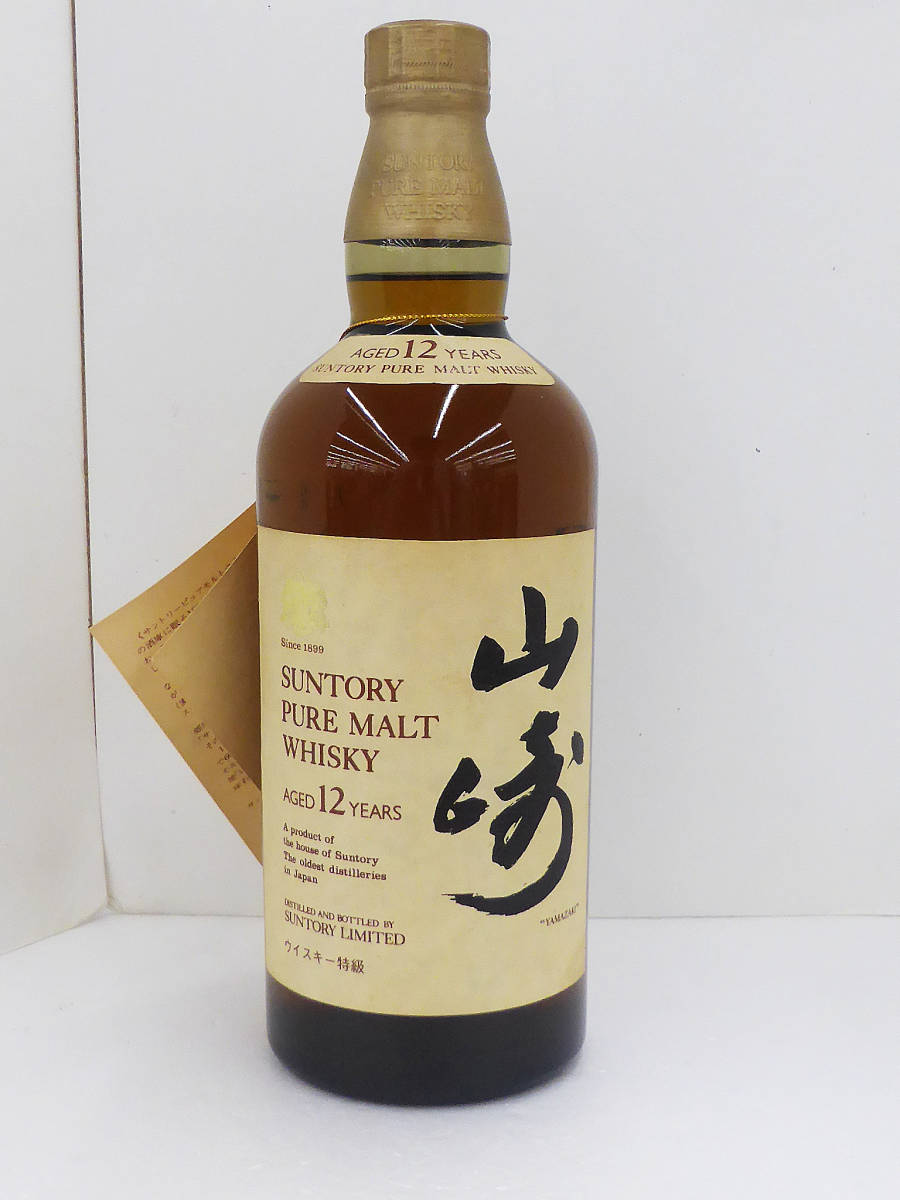 サントリー 特級 山崎 古酒 12年 SUNTORY 760ml ピュアモルト 43％ 木 