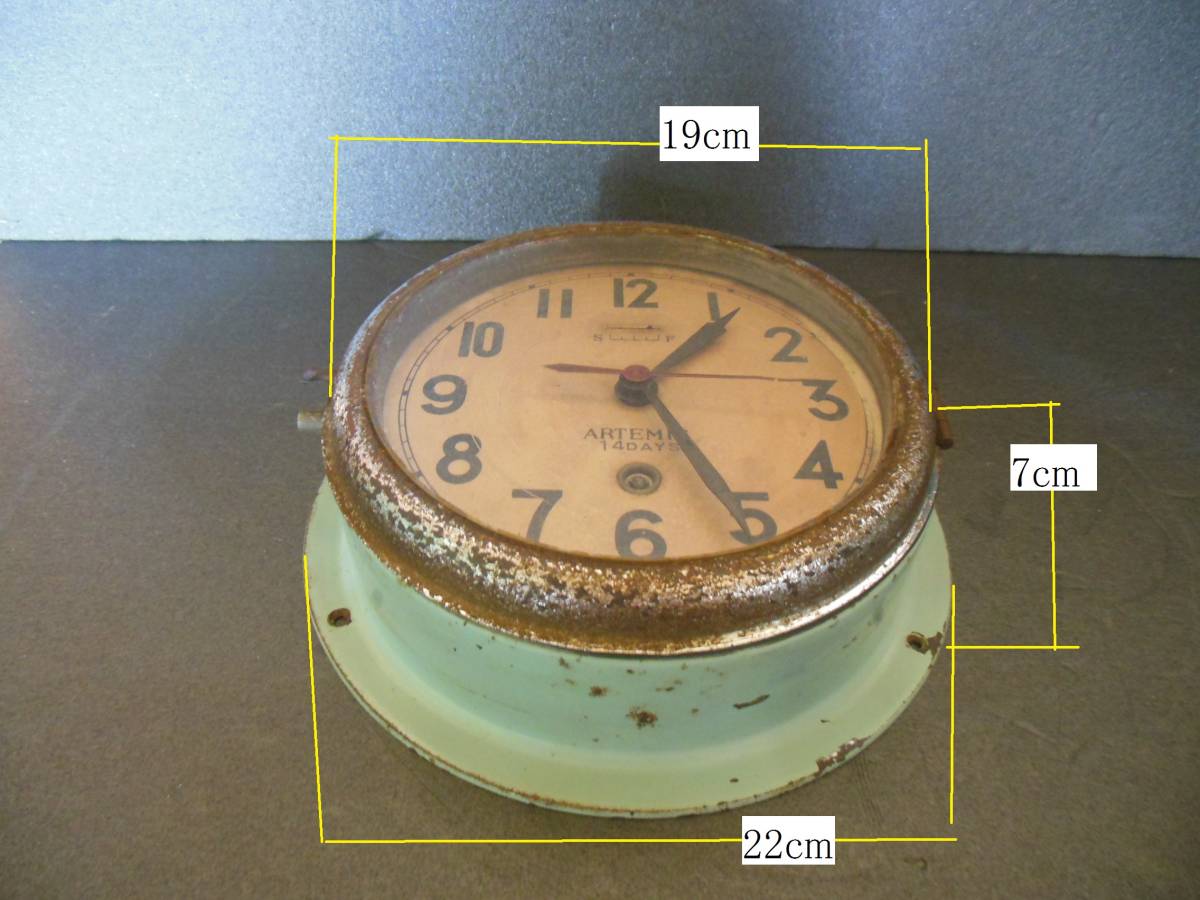 zakka store towi ARTEMIS 船舶時計 手巻き式 Time NASA Limits」を 