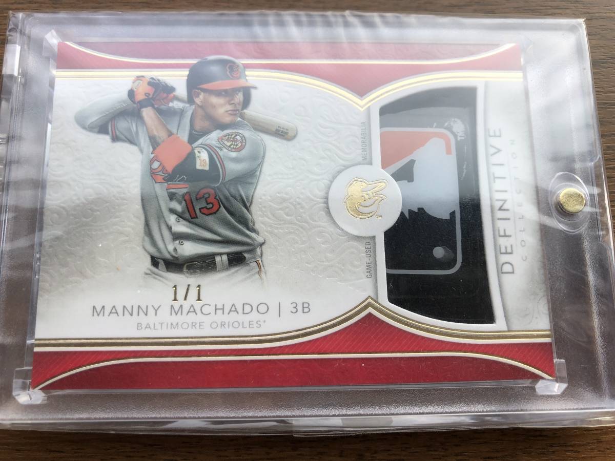 Machado Manny 0 Topps Definitive | Collection eBay 1⁄1 Relic