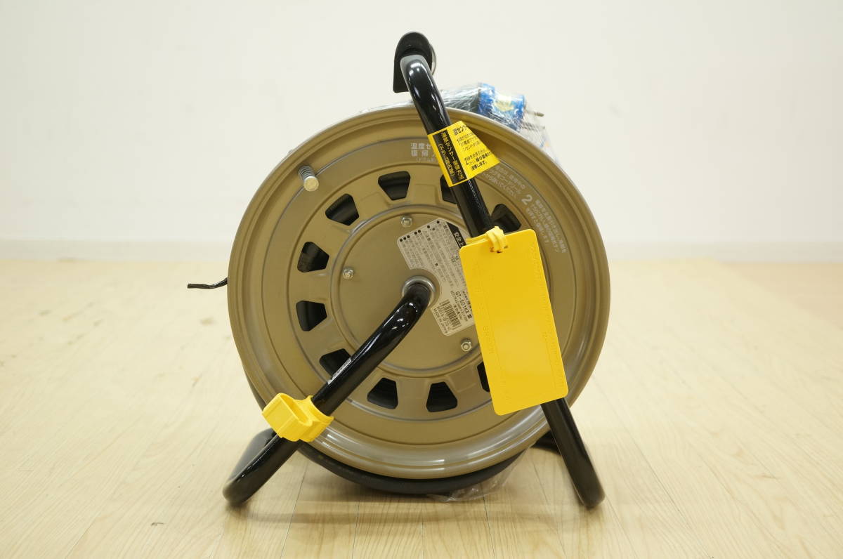 コードリール ハタヤ HATAYA 50m GT-501KX サンタイガーリール サンタイガーリール100V型 未使用中古品 設備工具 gt501kxの通販 サンタイガーリール100V型(漏電遮断器付) 100V 電工ドラム 屋内型 ハタヤ☆コードリール ☆BG-501KX☆外箱なし○新品