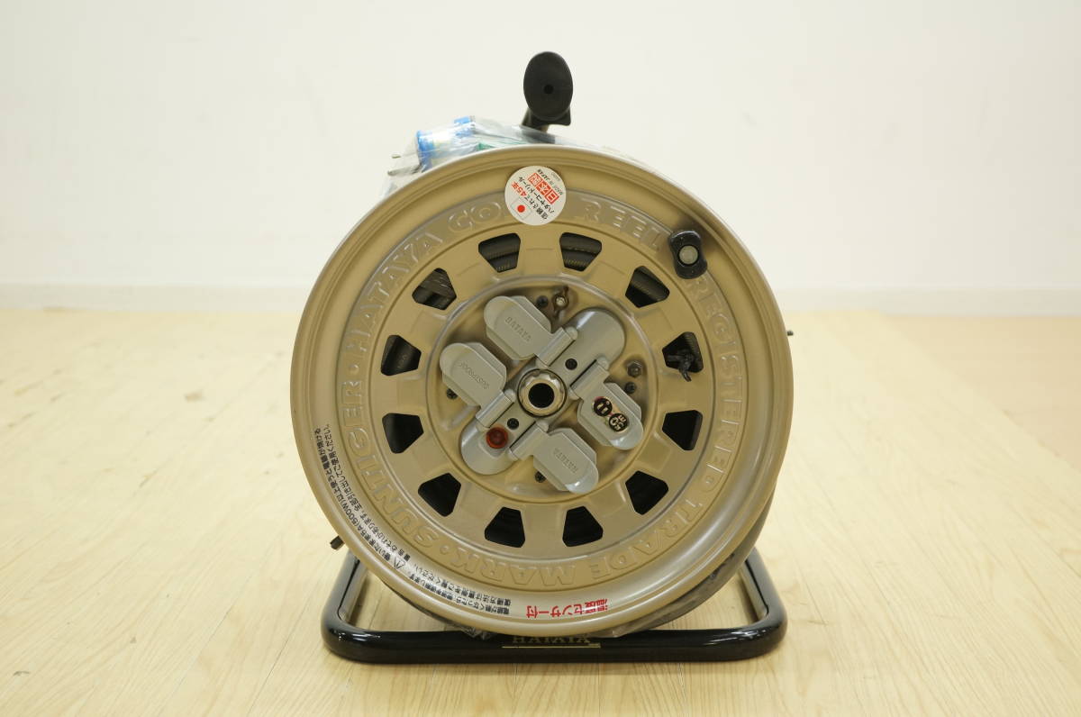 コードリール ハタヤ HATAYA 50m GT-501KX サンタイガーリール サンタイガーリール100V型 未使用中古品 設備工具 gt501kxの通販 サンタイガーリール100V型(漏電遮断器付) 100V 電工ドラム 屋内型 ハタヤ☆コードリール ☆BG-501KX☆外箱なし○新品