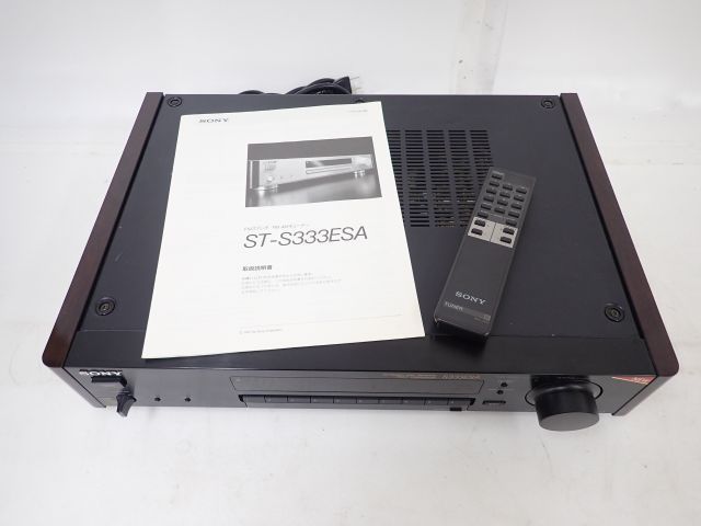 D177 SONY ソニー ST-S333ESA FM/AM チューナー SONY ST-S333ESA ES