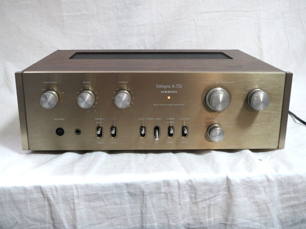 ONKYO Integra A-755 プリメインアンプ オンキョウ - 音響機器の Onkyo