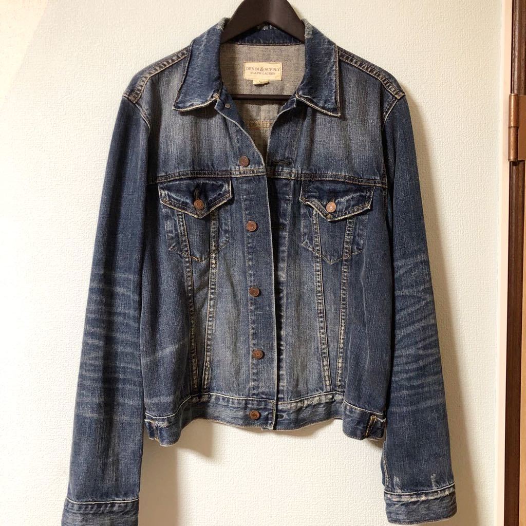 美品 ラルフローレン DENIM&SUPPLY デニムジャケット M/M Gジャン 