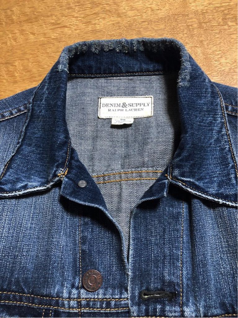 美品 ラルフローレン DENIM&SUPPLY デニムジャケット M/M Gジャン 