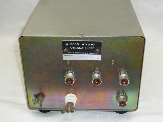 TRIO アンテナチューナー　AT-230 ジャンク TRIO AT-230 アンテナチューナー Antenna トリオ KENWOOD Tuner - HF