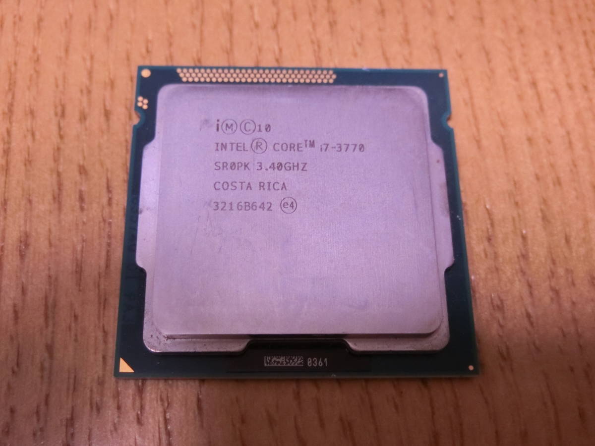 Core Intel CPU i7-3770 SR0PK Processor I7-3770 3.40GHz 0 LGA1155 