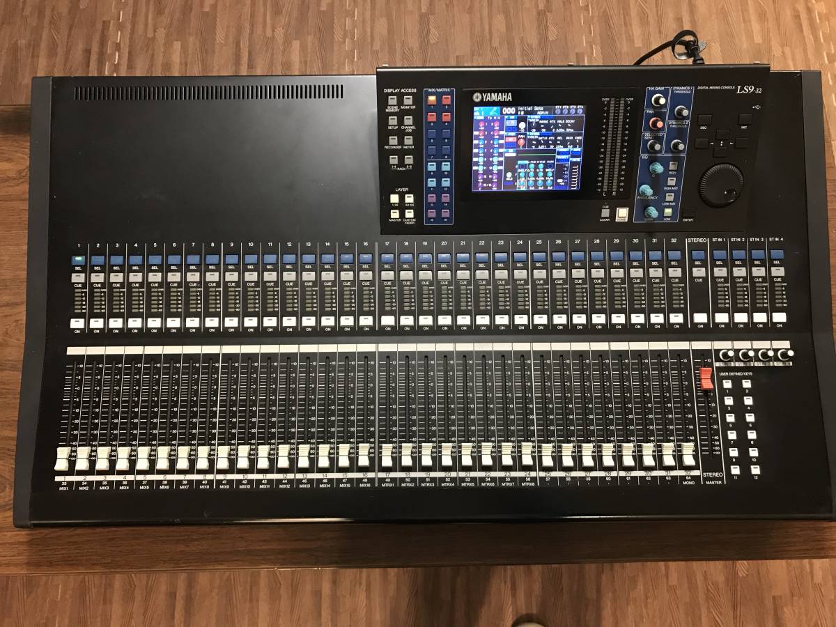 YAMAHA LS9-32 全フェーダーモーター交換済み 全動作チェック済 ワン